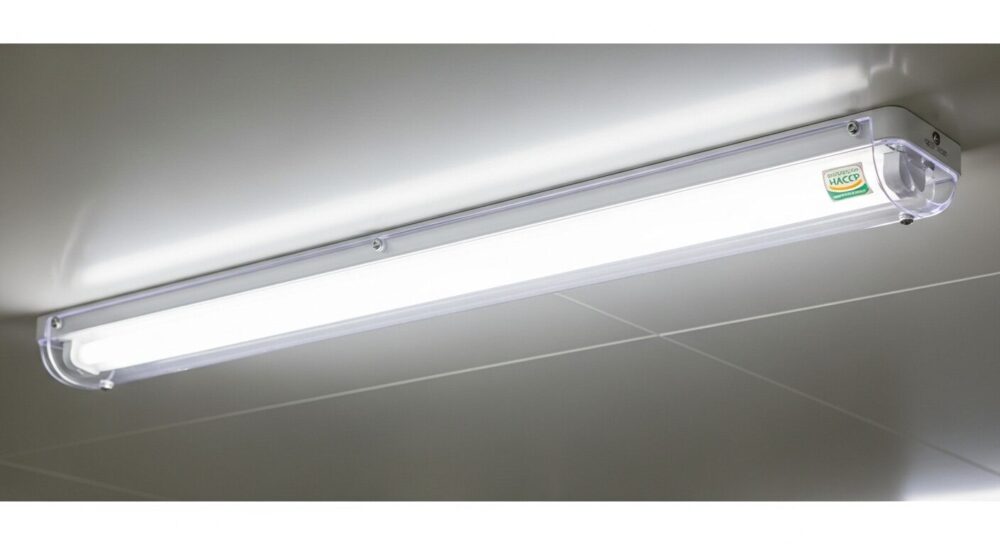 飛散防止対策した照明器具