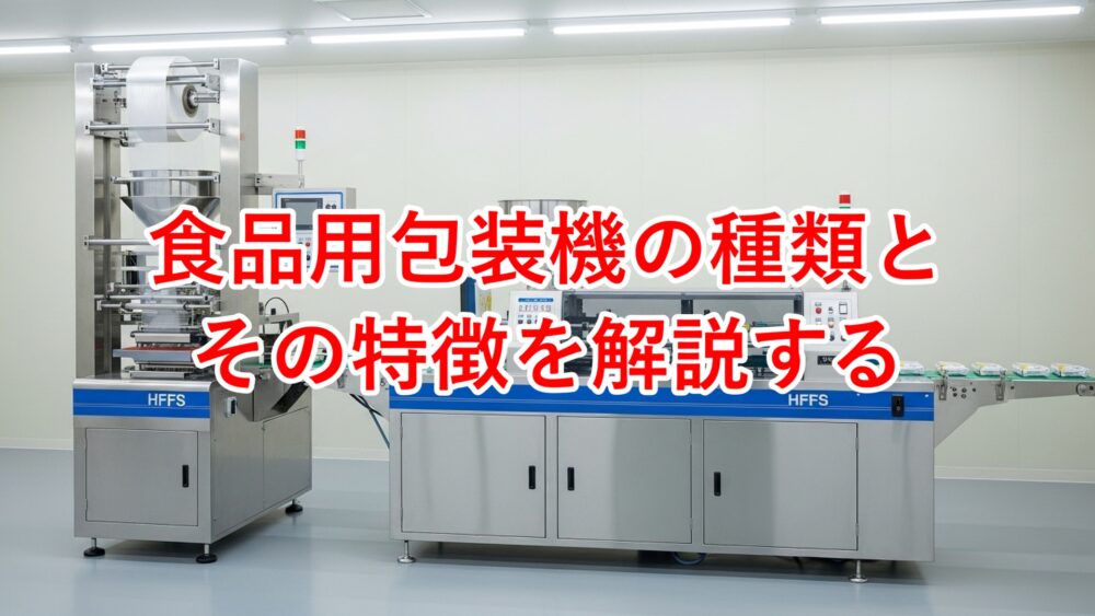 食品用包装機 縦ピロー包装機と横ピロー包装機