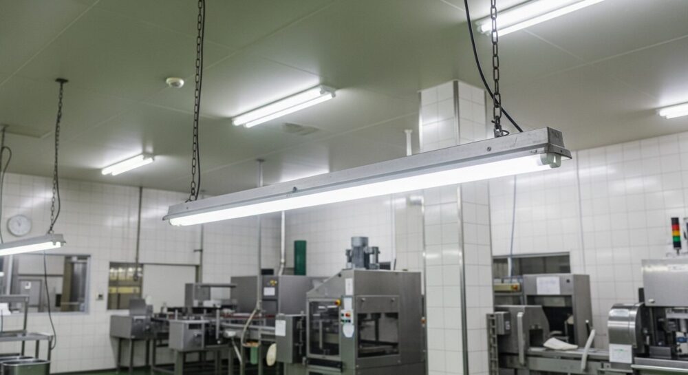 食品工場の照明器具
