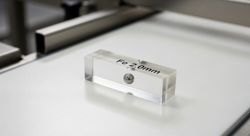 金属検出機のテストピース