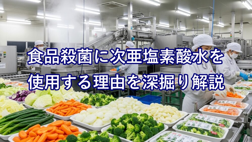 食品殺菌に次亜塩素酸水を使用する理由：安全・安心な食卓を守る新常識