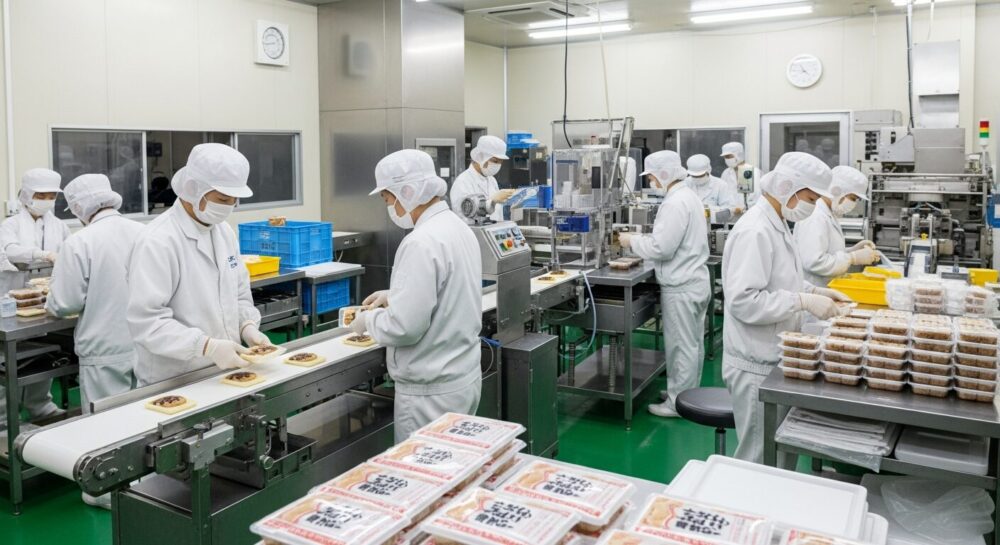 小規模の食品加工工場