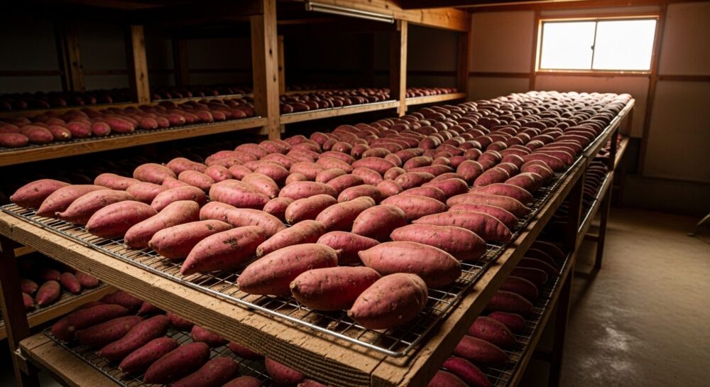 さつま芋の追熟工程のすべて 美味しい焼き芋を作る方法