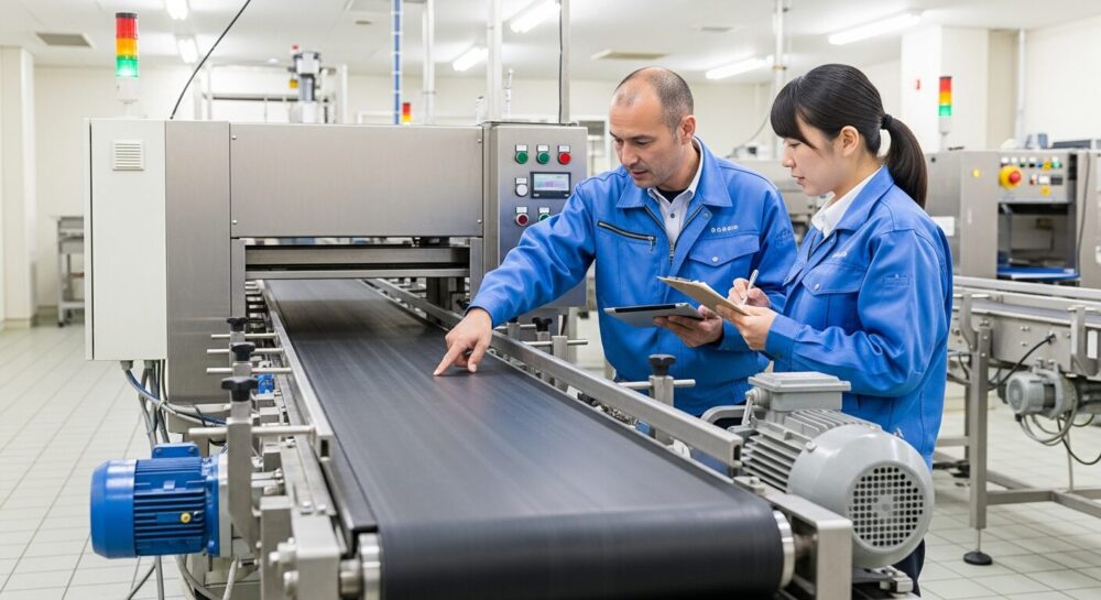 食品工場必見！ベルトコンベヤの材質選び完全ガイド【用途別・詳細解説・トラブル対策】