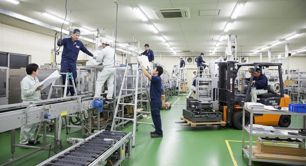 生産性が上がる工場のレイアウト改善：トヨタ生産方式を食品工場に応用する完全ガイド