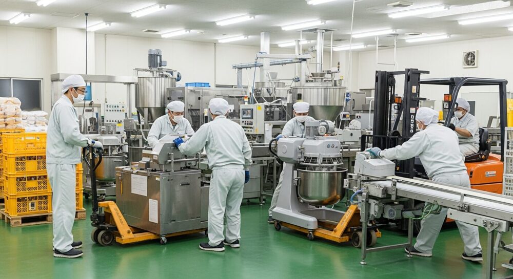 生産性が上がる工場のレイアウト改善：トヨタ生産方式を食品工場に応用する完全ガイド