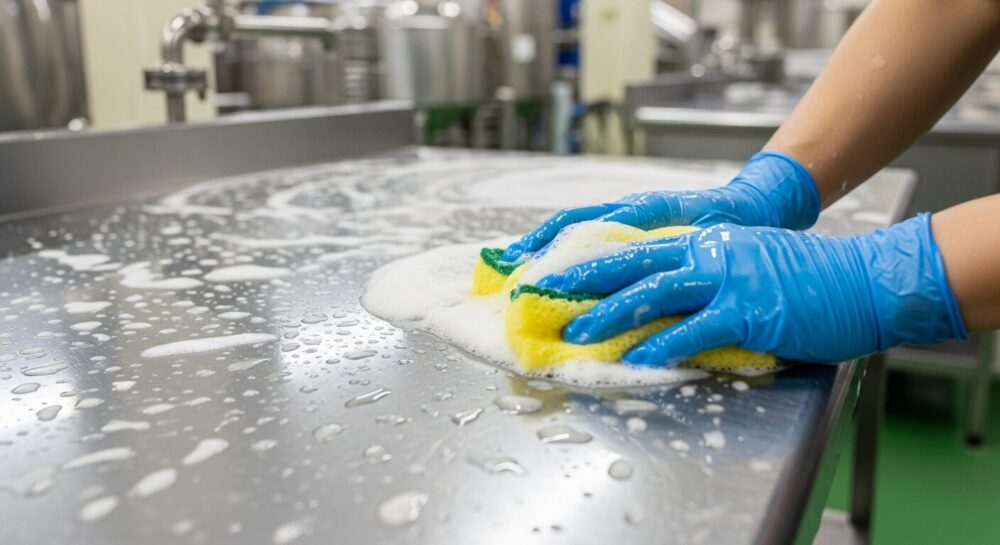 アルコール消毒だけでは一般生菌は死なない？洗浄のプロが教える「物理的洗浄」と「化学的殺菌」の黄金比