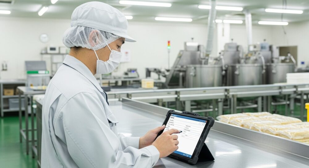 「日報の手書き・集計」で残業していませんか？中小食品工場から始める、失敗しないペーパーレス化の第一歩