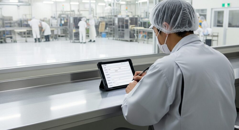 「日報の手書き・集計」で残業していませんか？中小食品工場から始める、失敗しないペーパーレス化の第一歩