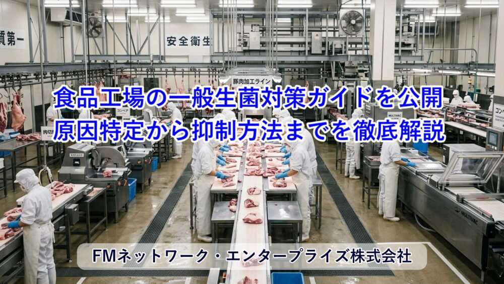 食品工場の一般生菌対策ガイド：原因特定から抑制方法までを徹底解説
