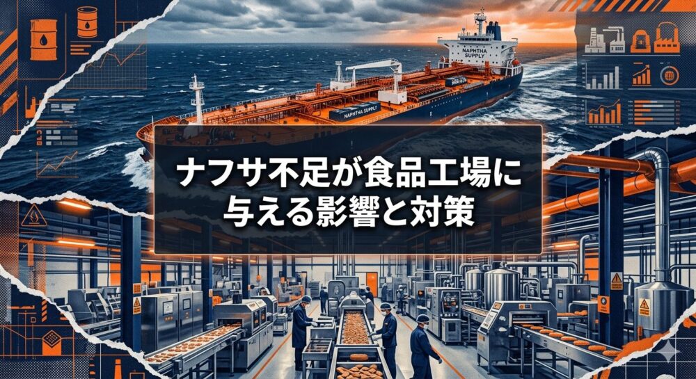 ナフサ不足が食品工場に与える深刻な影響と、現場が今すぐ取るべき対策を徹底解説