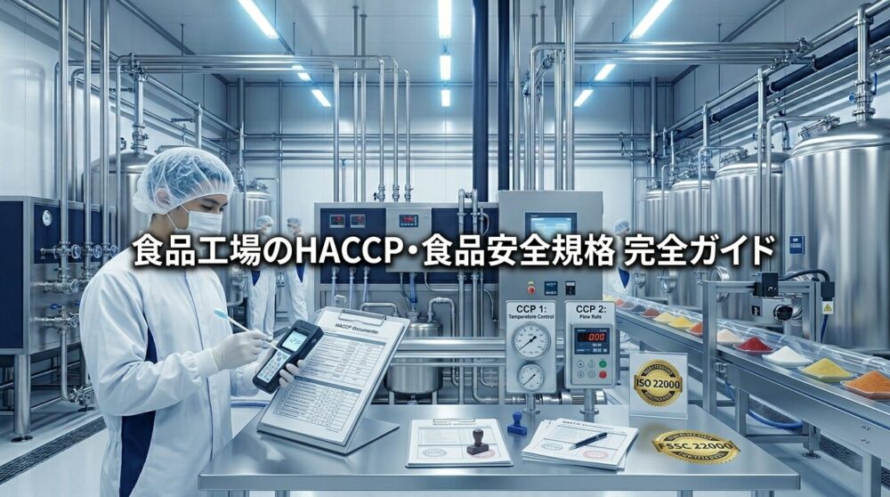 食品工場のHACCP・食品安全規格 完全ガイド|義務化対応から認証取得まで