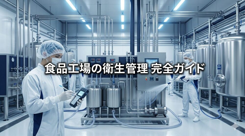 食品工場の衛生管理 完全ガイド｜清掃・殺菌・生菌・害虫対策