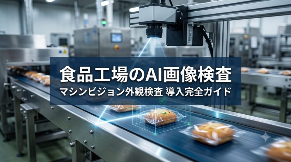 食品工場のAI画像検査・マシンビジョン外観検査 導入完全ガイドのアイキャッチ画像